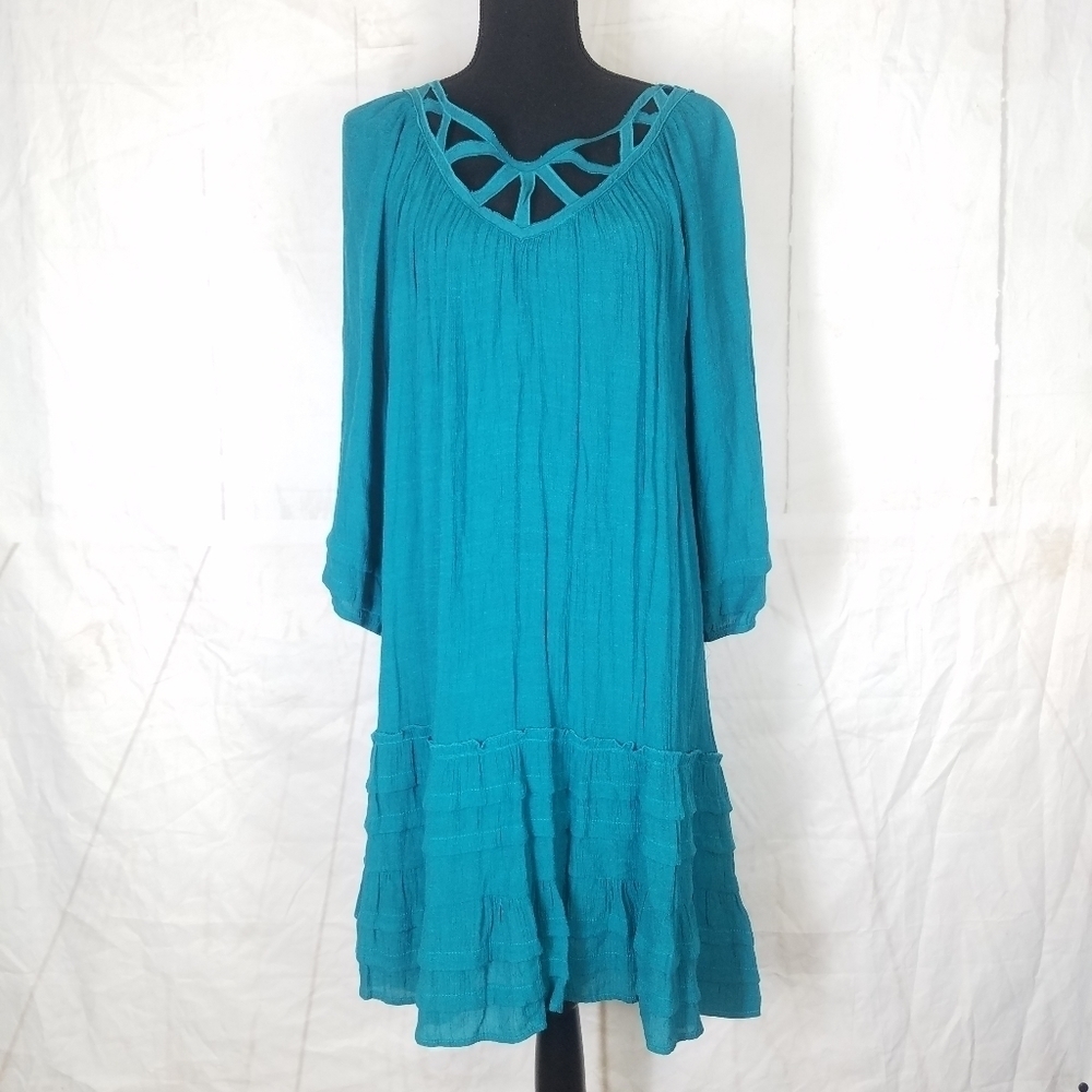 Casual Express turquoise dress